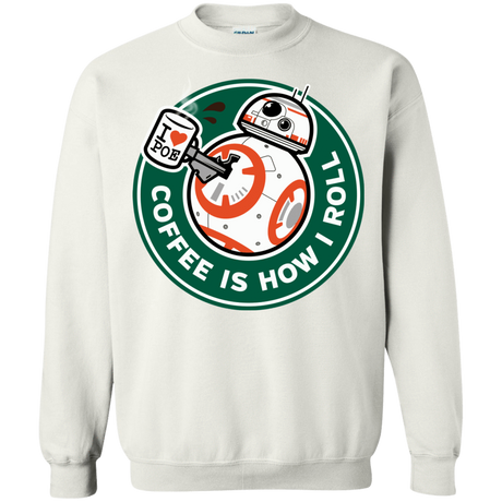 Sweatshirts White / Small How I Roll Crewneck Sweatshirt