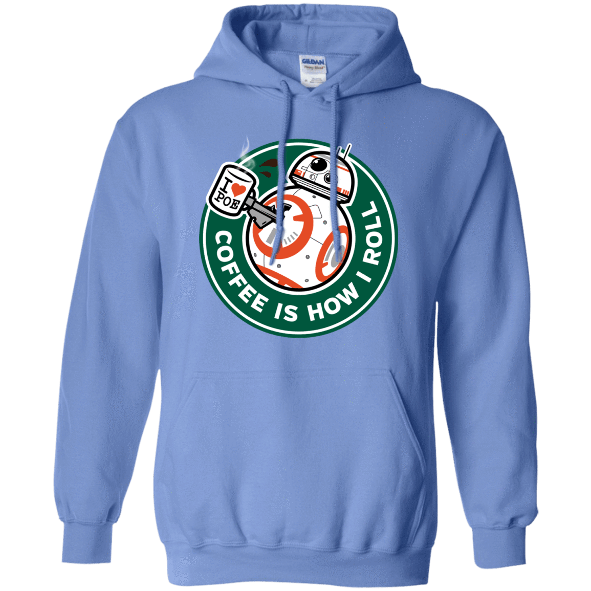 Sweatshirts Carolina Blue / Small How I Roll Pullover Hoodie