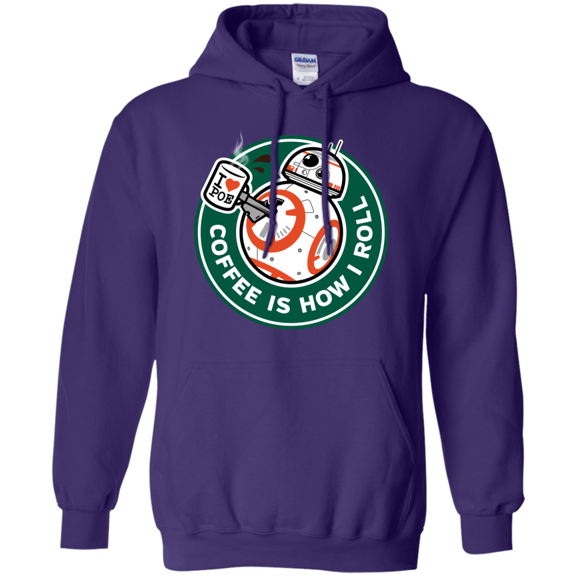 Sweatshirts Purple / Small How I Roll Pullover Hoodie