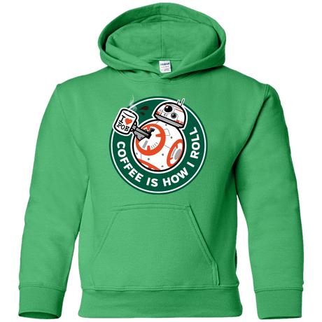 Sweatshirts Irish Green / YS How I Roll Youth Hoodie