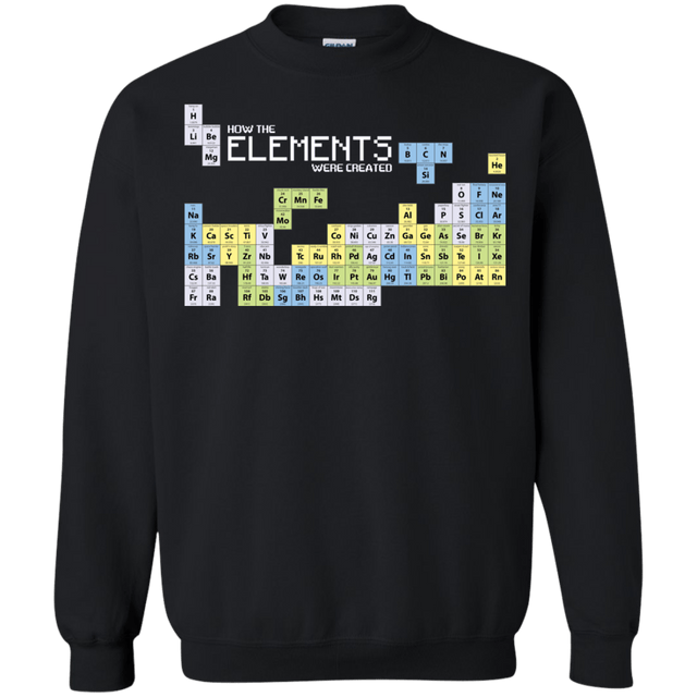 Sweatshirts Black / S How The Elements Were Made Crewneck Sweatshirt