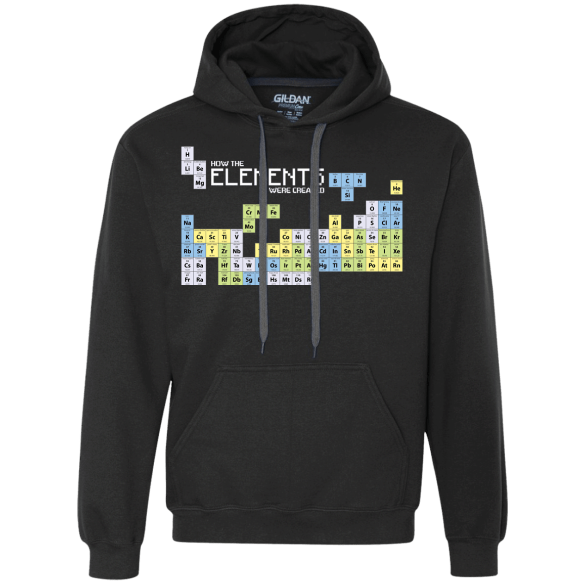 Sweatshirts Black / S How The Elements Were Made Premium Fleece Hoodie