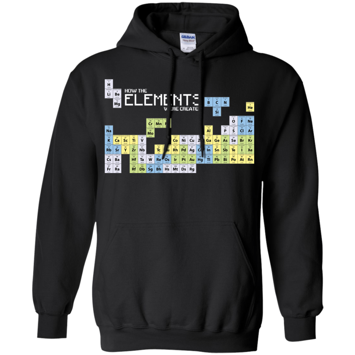 Sweatshirts Black / S How The Elements Were Made Pullover Hoodie