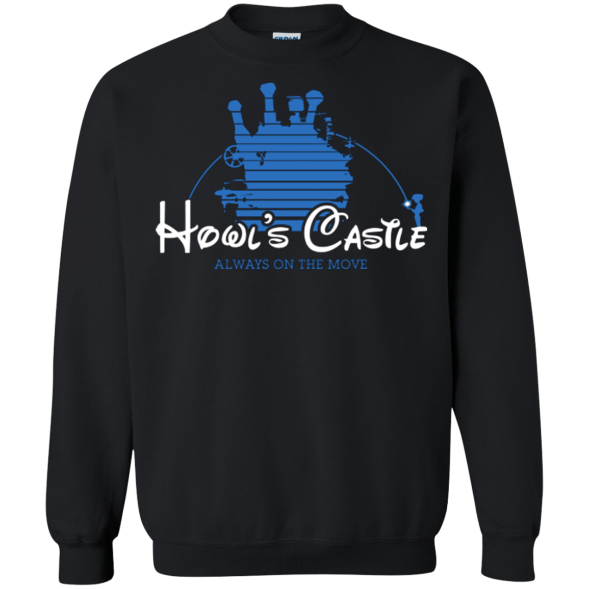 Sweatshirts Black / Small Howl's Castle Crewneck Sweatshirt