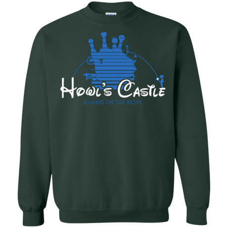 Sweatshirts Forest Green / Small Howl's Castle Crewneck Sweatshirt