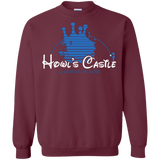 Sweatshirts Maroon / Small Howl's Castle Crewneck Sweatshirt