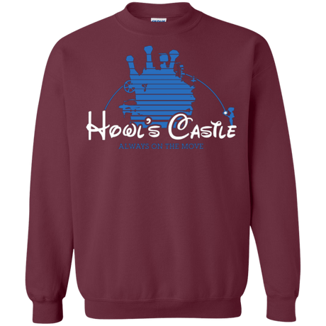Sweatshirts Maroon / Small Howl's Castle Crewneck Sweatshirt