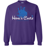 Sweatshirts Purple / Small Howl's Castle Crewneck Sweatshirt