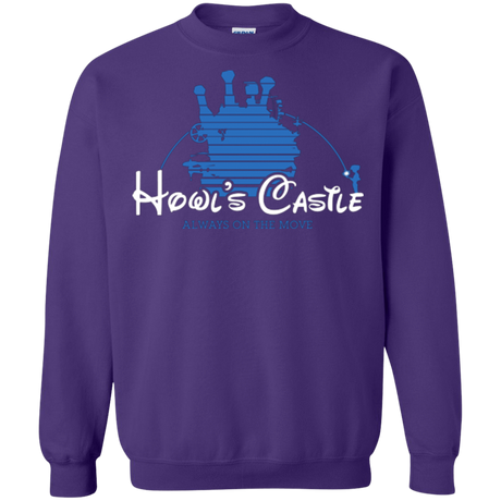 Sweatshirts Purple / Small Howl's Castle Crewneck Sweatshirt