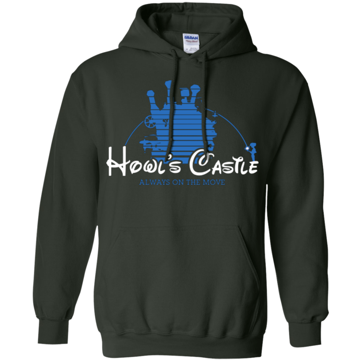 Sweatshirts Forest Green / Small Howl's Castle Pullover Hoodie