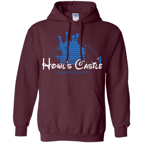 Sweatshirts Maroon / Small Howl's Castle Pullover Hoodie