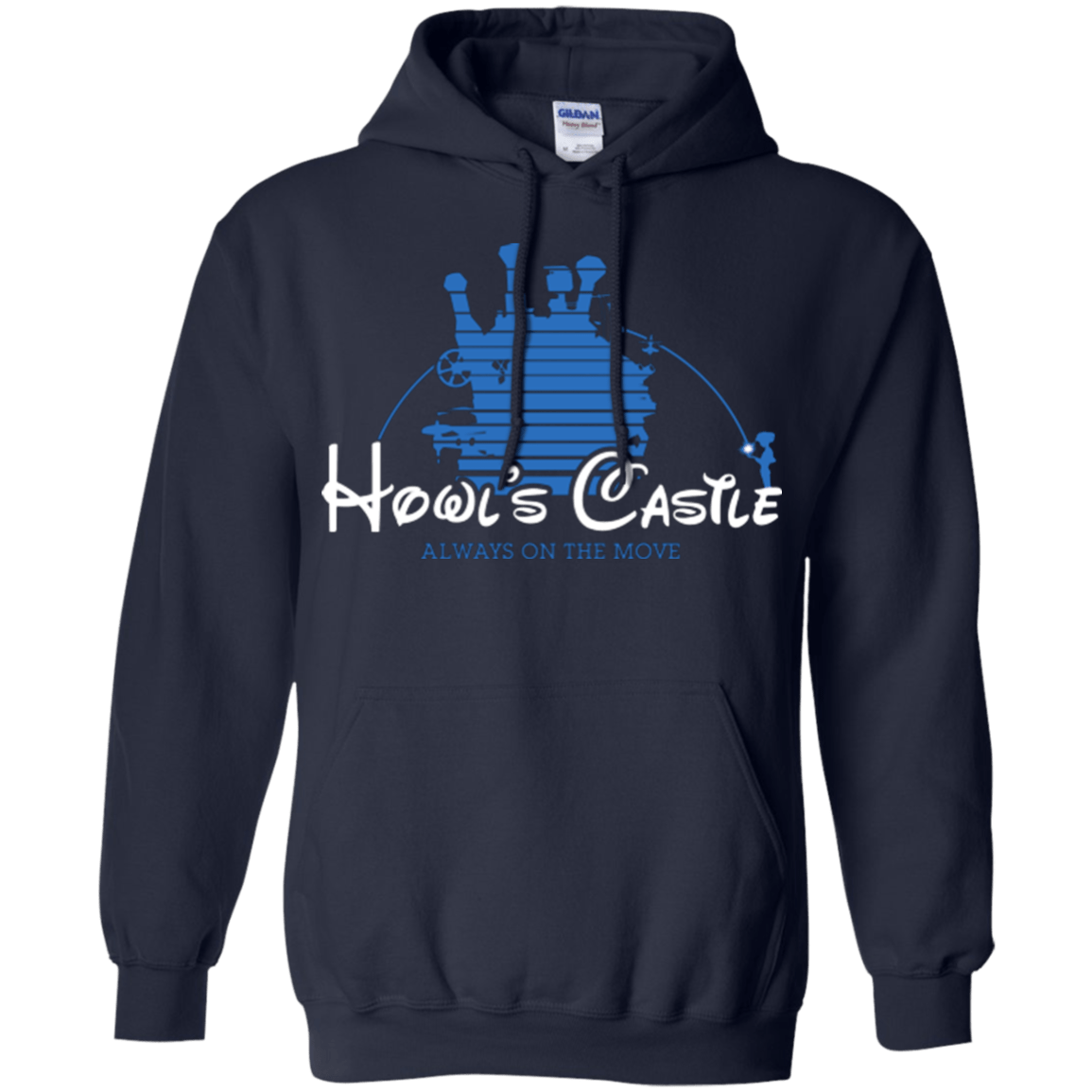 Sweatshirts Navy / Small Howl's Castle Pullover Hoodie