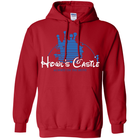 Sweatshirts Red / Small Howl's Castle Pullover Hoodie