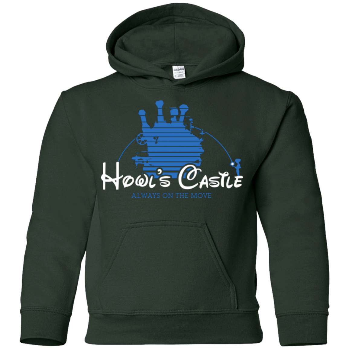 Sweatshirts Forest Green / YS Howl's Castle Youth Hoodie