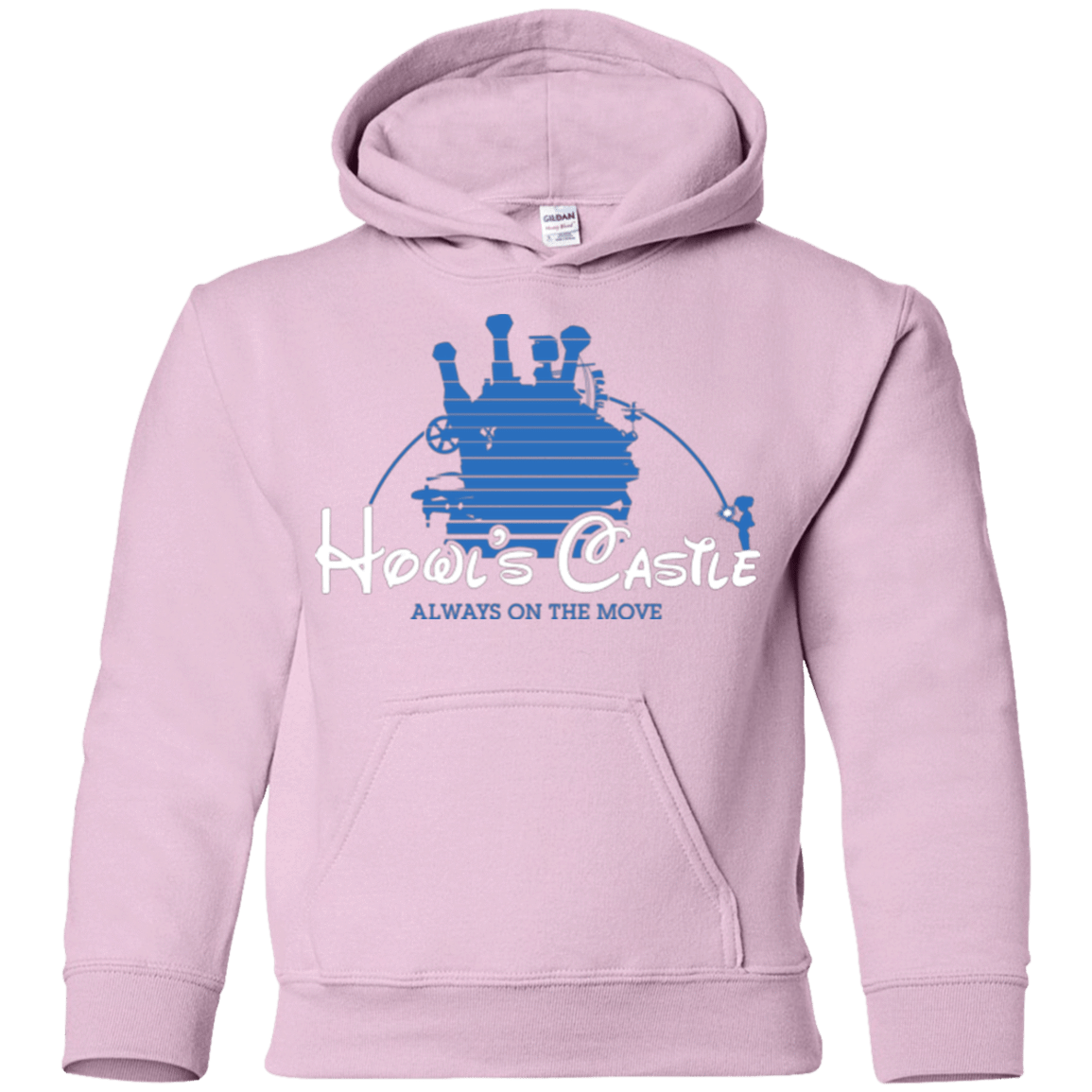 Sweatshirts Light Pink / YS Howl's Castle Youth Hoodie
