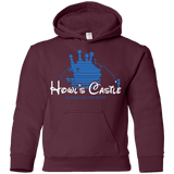 Sweatshirts Maroon / YS Howl's Castle Youth Hoodie