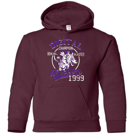Sweatshirts Maroon / YS Howling Blaster Youth Hoodie