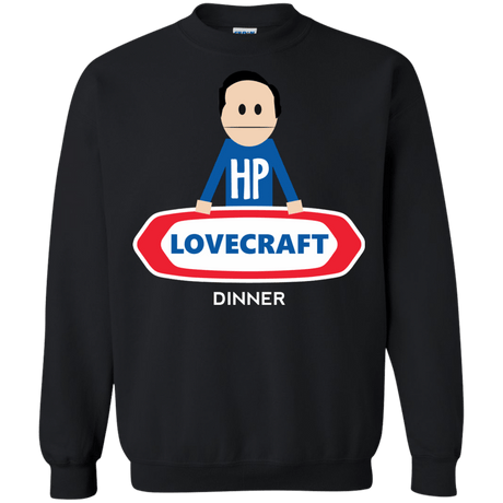 Sweatshirts Black / Small HP LoveCraft Dinner Crewneck Sweatshirt