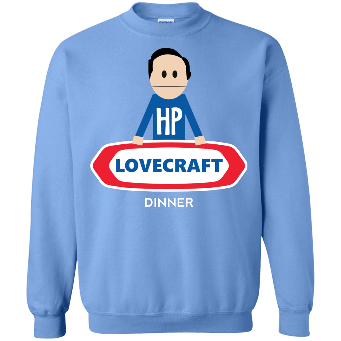 Sweatshirts Carolina Blue / Small HP LoveCraft Dinner Crewneck Sweatshirt