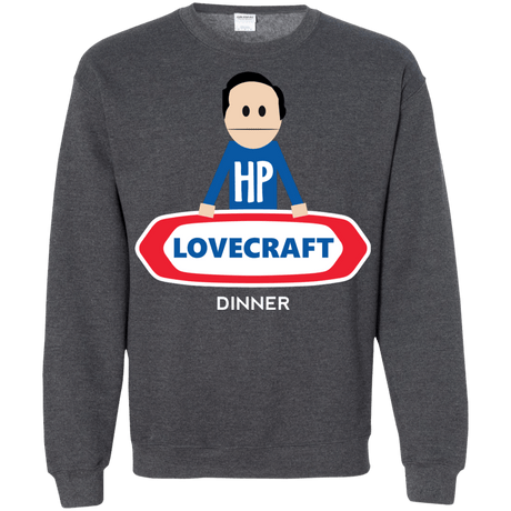 Sweatshirts Dark Heather / Small HP LoveCraft Dinner Crewneck Sweatshirt