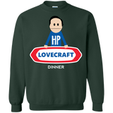 Sweatshirts Forest Green / Small HP LoveCraft Dinner Crewneck Sweatshirt