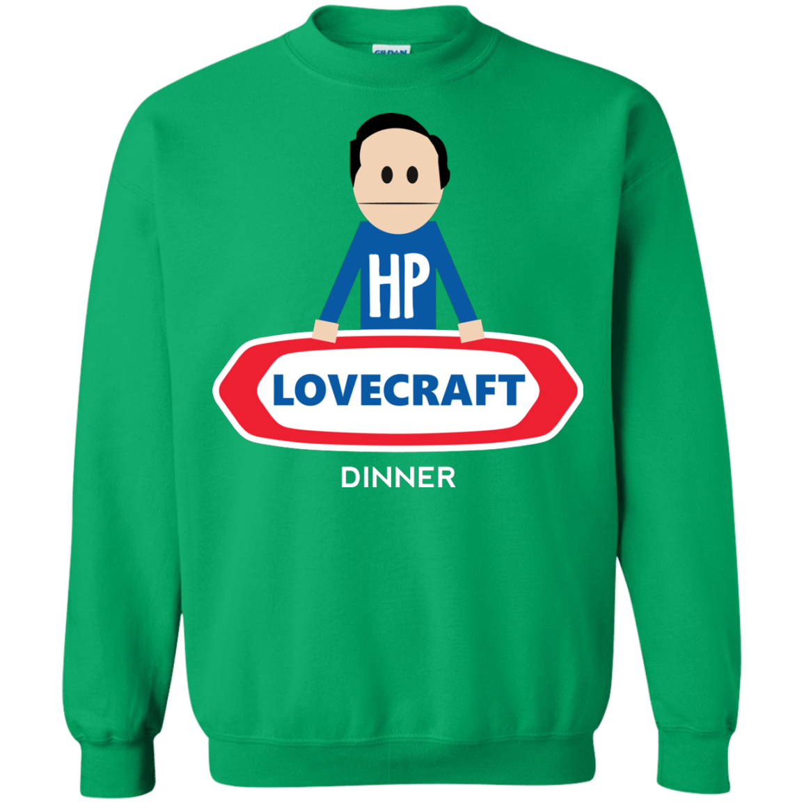 Sweatshirts Irish Green / Small HP LoveCraft Dinner Crewneck Sweatshirt