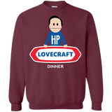 Sweatshirts Maroon / Small HP LoveCraft Dinner Crewneck Sweatshirt