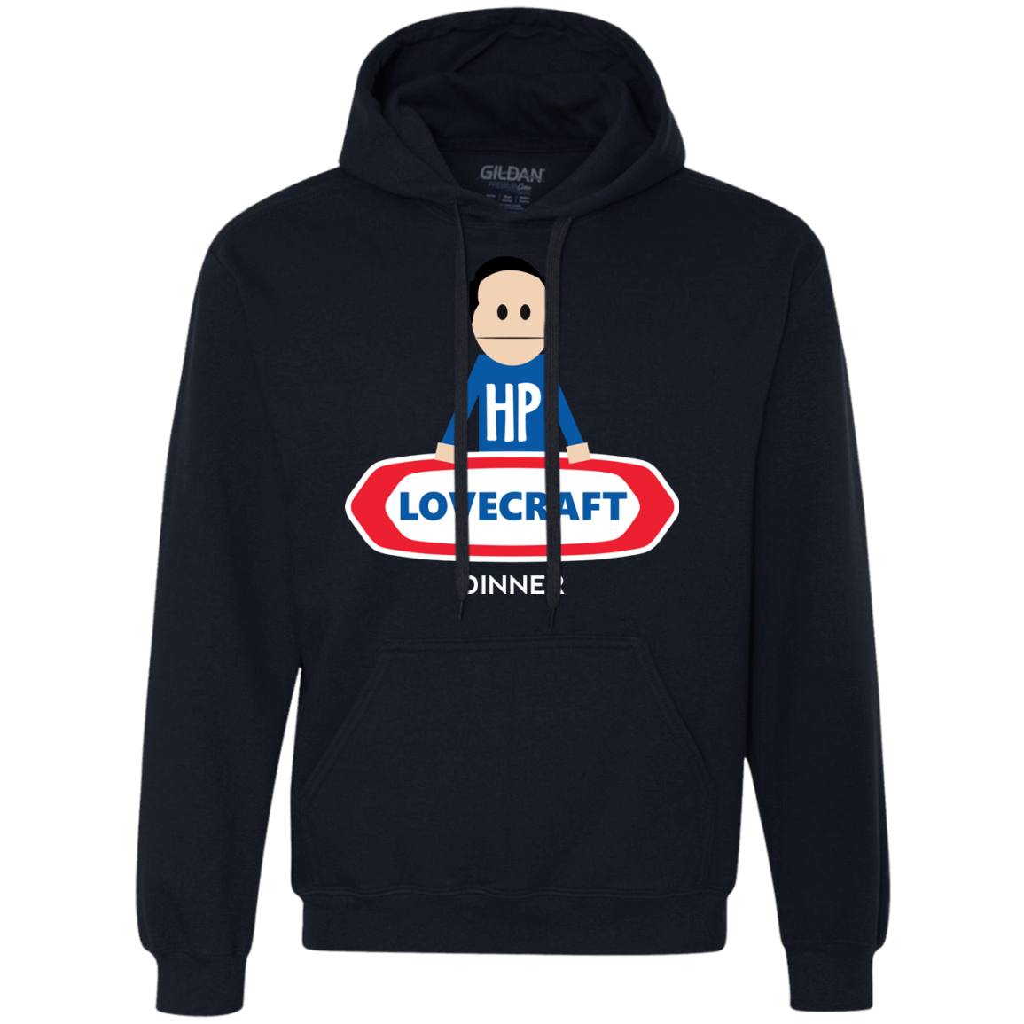 Sweatshirts Navy / Small HP LoveCraft Dinner Premium Fleece Hoodie