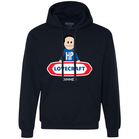 Sweatshirts Navy / Small HP LoveCraft Dinner Premium Fleece Hoodie