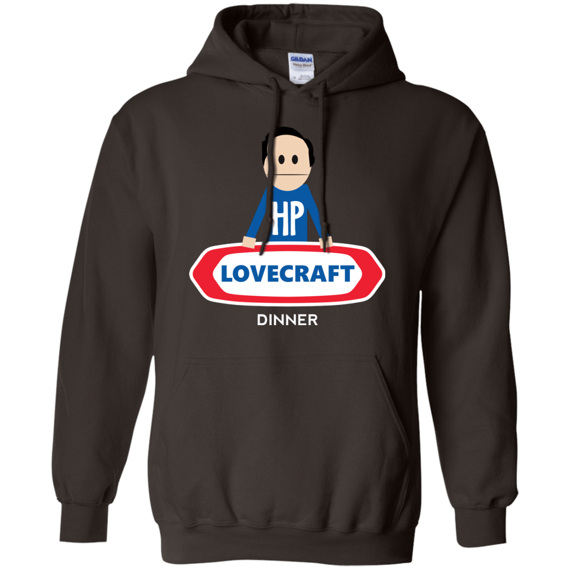 Sweatshirts Dark Chocolate / Small HP LoveCraft Dinner Pullover Hoodie
