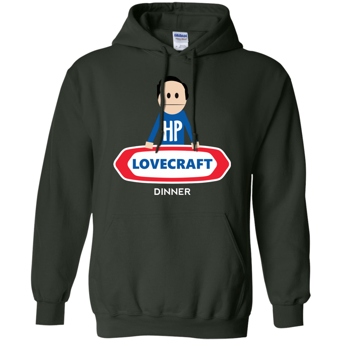 Sweatshirts Forest Green / Small HP LoveCraft Dinner Pullover Hoodie