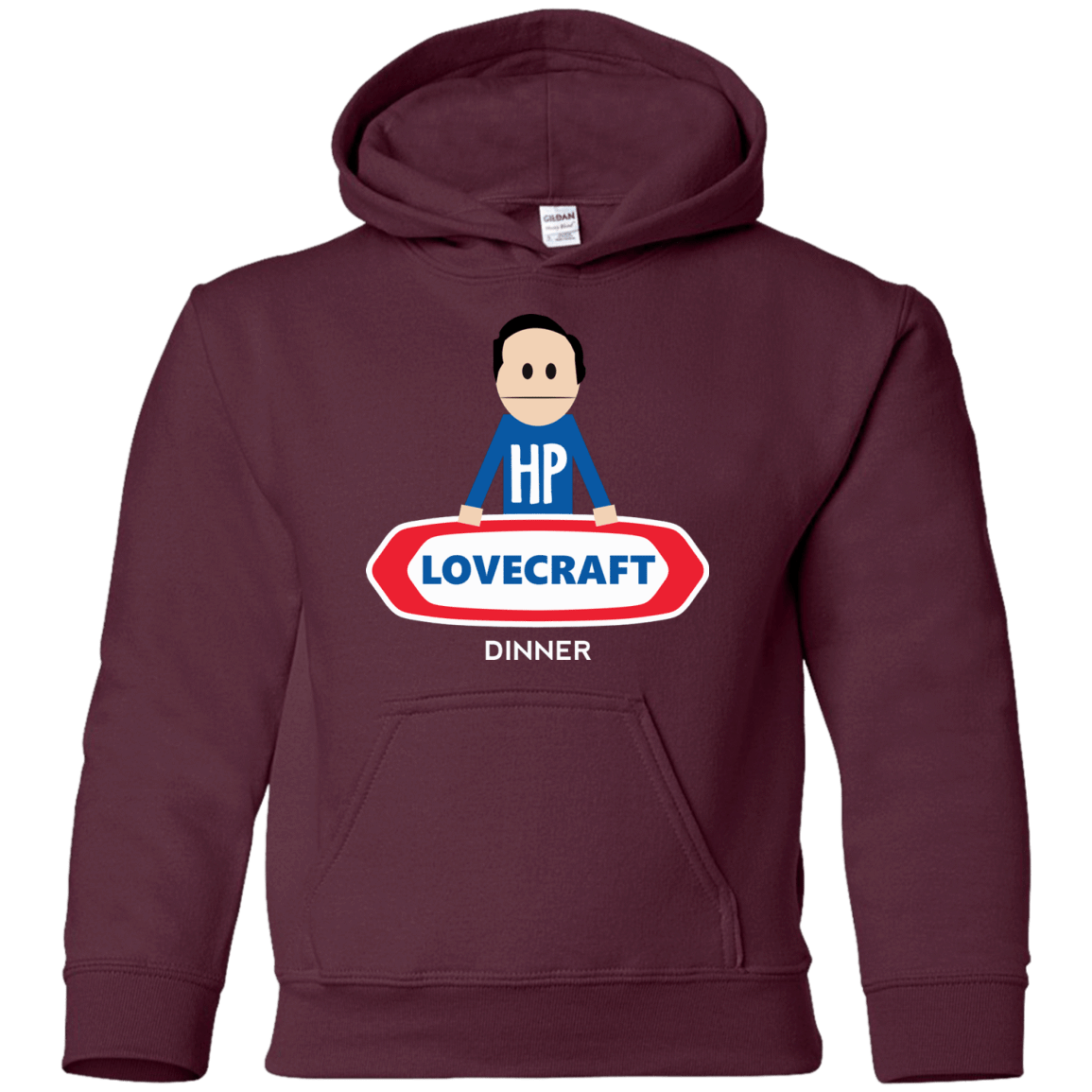 Sweatshirts Maroon / YS HP LoveCraft Dinner Youth Hoodie