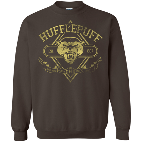 Sweatshirts Dark Chocolate / Small HUFFLEPUFF Crewneck Sweatshirt