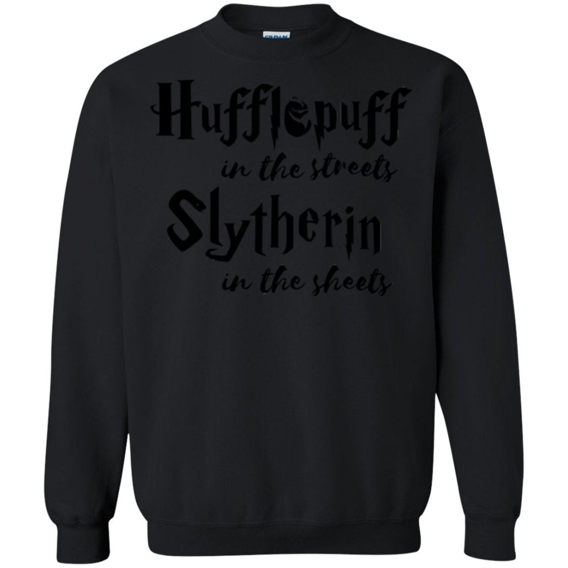 Hufflepuff Streets Crewneck Sweatshirt Pop Up Tee