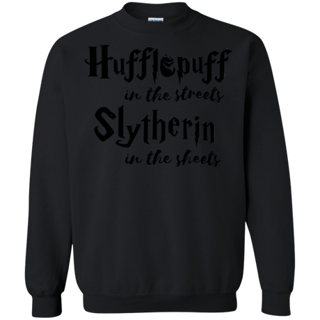 Sweatshirts Black / Small Hufflepuff Streets Crewneck Sweatshirt