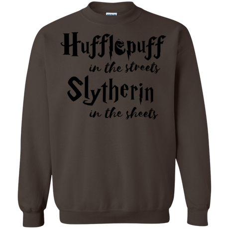 Sweatshirts Dark Chocolate / Small Hufflepuff Streets Crewneck Sweatshirt