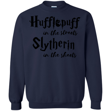 Sweatshirts Navy / Small Hufflepuff Streets Crewneck Sweatshirt