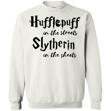 Sweatshirts White / Small Hufflepuff Streets Crewneck Sweatshirt