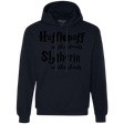 Sweatshirts Navy / Small Hufflepuff Streets Premium Fleece Hoodie
