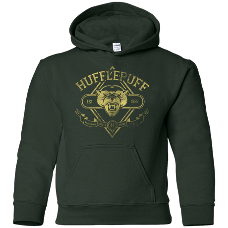 Sweatshirts Forest Green / YS HUFFLEPUFF Youth Hoodie