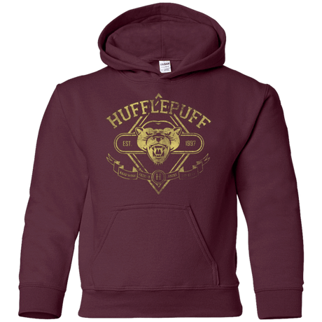 Sweatshirts Maroon / YS HUFFLEPUFF Youth Hoodie