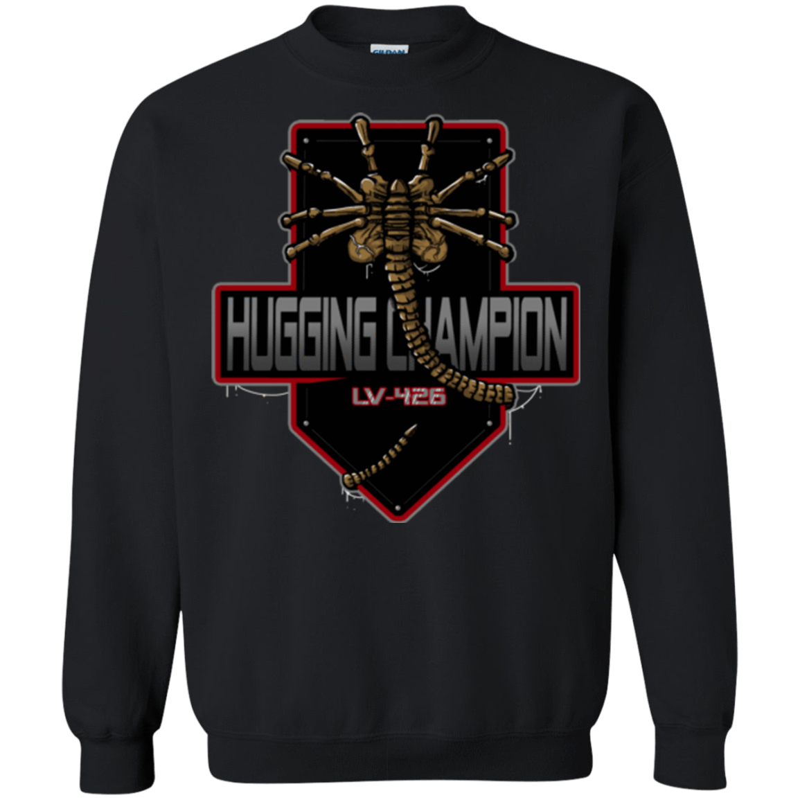 Sweatshirts Black / Small Hugging Champ Crewneck Sweatshirt
