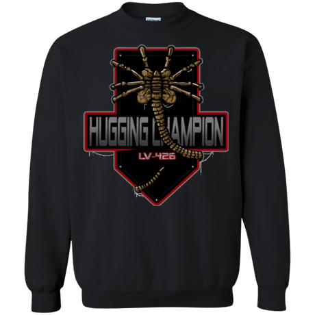 Sweatshirts Black / Small Hugging Champ Crewneck Sweatshirt