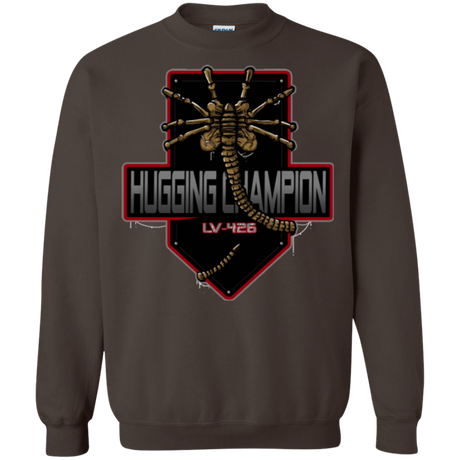 Sweatshirts Dark Chocolate / Small Hugging Champ Crewneck Sweatshirt