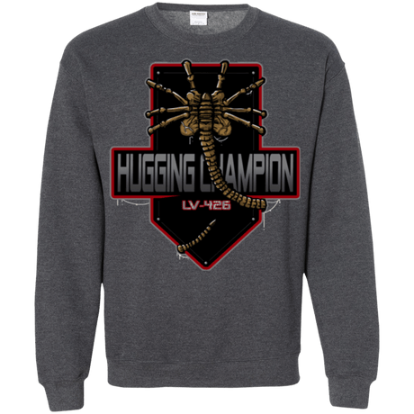 Sweatshirts Dark Heather / Small Hugging Champ Crewneck Sweatshirt