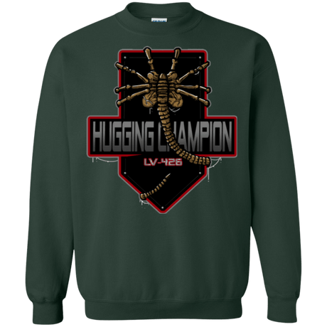 Sweatshirts Forest Green / Small Hugging Champ Crewneck Sweatshirt