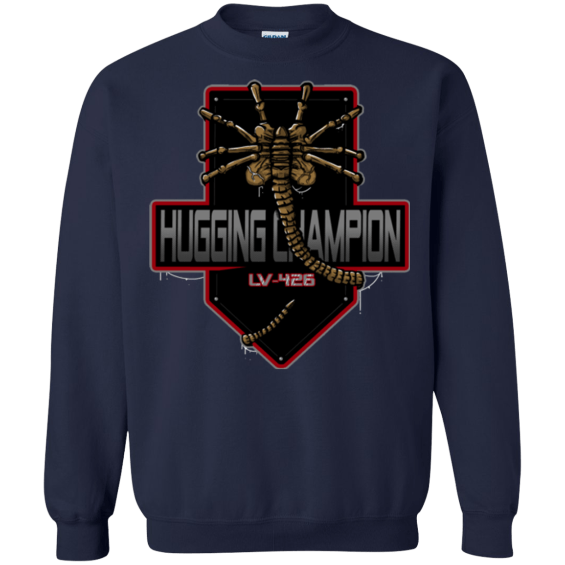 Sweatshirts Navy / Small Hugging Champ Crewneck Sweatshirt