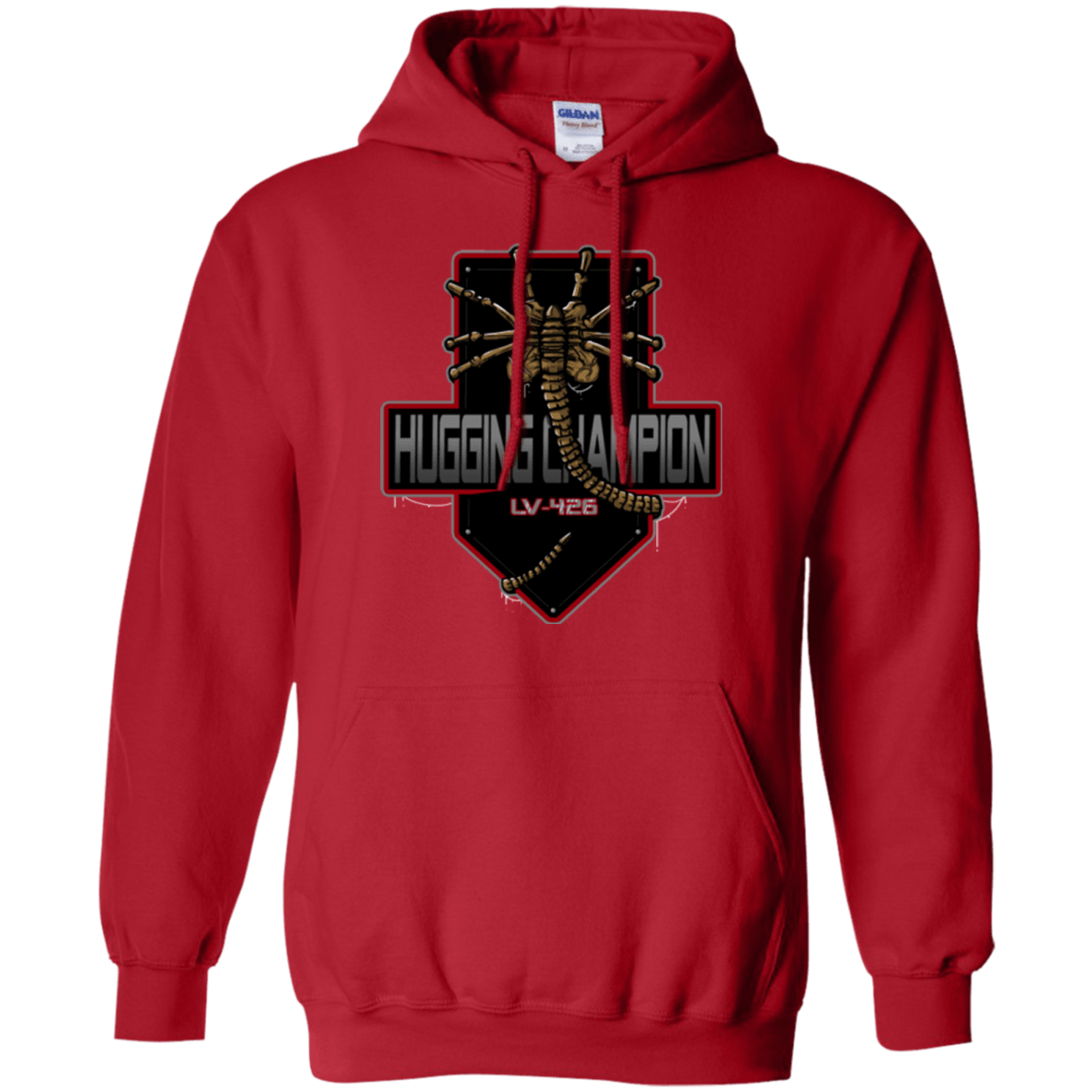 Sweatshirts Red / Small Hugging Champ Pullover Hoodie