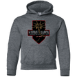 Sweatshirts Dark Heather / YS Hugging Champ Youth Hoodie