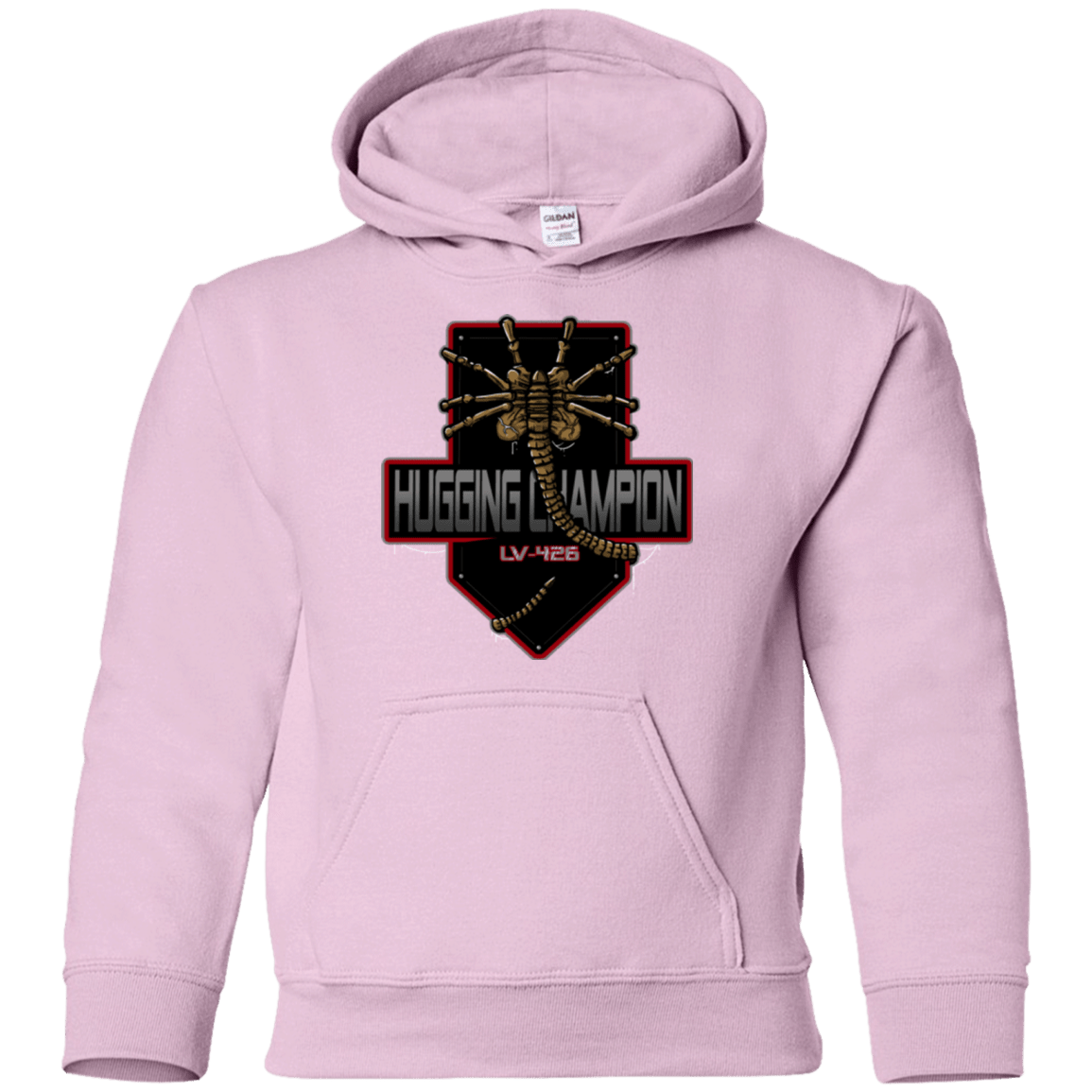 Sweatshirts Light Pink / YS Hugging Champ Youth Hoodie